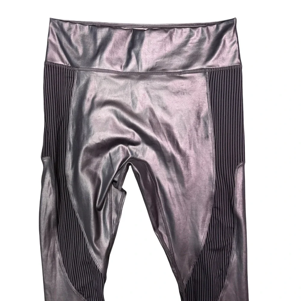 Fabletics Motion 365 Contour Highwaist Black Shine Khloe Edit Leggings NWT sz LG